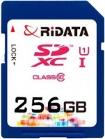Купить карта памяти RiDATA SD Class 10 UHS-I (SDXC Class 10 UHS-I 256Gb) по цене от 1185 грн.