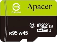 Купить карта памяти Apacer microSDHC 95/45 UHS-I U3 по цене от 199 грн.