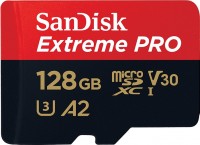 Купити карта пам'яті SanDisk Extreme Pro V30 A2 microSDXC UHS-I U3 (128Gb) за ціною від 694 грн.