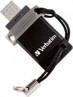 Купити USB-флешка Verbatim Dual Drive OTG/USB 2.0 (64Gb) за ціною від 10373 грн.