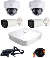 Купить комплект видеонаблюдения Dahua KIT-HDCVI-22WD PRO: цена от 17668 грн.