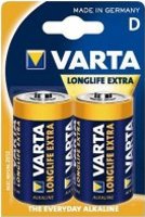 Купить аккумулятор / батарейка Varta Longlife Extra 2xD  по цене от 271 грн.