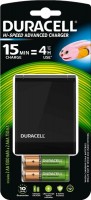 Купити зарядка для акумуляторної батарейки Duracell CEF27 + 2xAA 1300 mAh + 2xAAA 750 mAh  за ціною від 1326 грн.