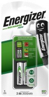 Купити зарядка для акумуляторної батарейки Energizer Mini Charger + 2xAAA 700 mAh  за ціною від 826 грн.