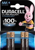 Купить аккумулятор / батарейка Duracell 4xAAA Ultra Power MX2400  по цене от 149 грн.