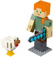 Купить конструктор Lego Alex BigFig with Chicken 21149  по цене от 1699 грн.