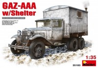 Купити збірна модель MiniArt GAZ-AAA w/Shelter (1:35)  за ціною від 1713 грн.