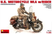 Купить сборная модель MiniArt U.S. Motorcycle WLA w/Rider (1:35)  по цене от 548 грн.
