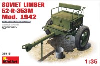 Купить сборная модель MiniArt Soviet Limber 52-R-353M Mod. 1942 (1:35): цена от 579 грн.