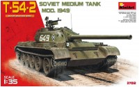 Купить сборная модель MiniArt T-54-2 Soviet Medium Tank Mod. 1949 (1:35)  по цене от 1706 грн.