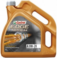 Купити моторне мастило Castrol Edge Supercar A 0W-20 4L  за ціною від 2525 грн.