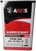 Купить трансмиссионное масло Axxis 75W-90 GL-4/GL-5 4L  по цене от 874 грн.