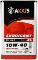 Купити моторне мастило Axxis DZL Light 10W-40 4L  за ціною від 725 грн.