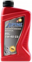 Купити моторне мастило Alpine RSL 5W-40 C3 1L  за ціною від 304 грн.