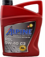 Купити моторне мастило Alpine RSL 5W-40 C3 4L  за ціною від 1154 грн.