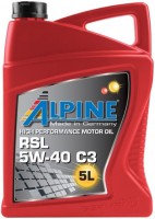 Купити моторне мастило Alpine RSL 5W-40 C3 5L  за ціною від 1420 грн.