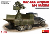 Купить сборная модель MiniArt GAZ-AAA w/Quad M4 Maxim (1:35)  по цене от 1815 грн.