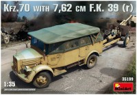 Купить сборная модель MiniArt Kfz.70 with 7.62 cm F.K. 39 (r) (1:35)  по цене от 1165 грн.