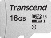 Купити карта пам'яті Transcend microSD 300S (microSDHC 300S 16Gb) за ціною від 222 грн.