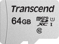 Купити карта пам'яті Transcend microSD 300S (microSDXC 300S 64Gb) за ціною від 233 грн.