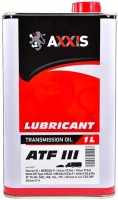 Купить трансмиссионное масло Axxis ATF III 1L  по цене от 232 грн.