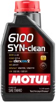 Купить моторное масло Motul 6100 Syn-Clean 5W-40 1L  по цене от 416 грн.