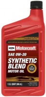 Купить моторное масло Motorcraft Synthetic Blend 0W-20 1L  по цене от 688 грн.