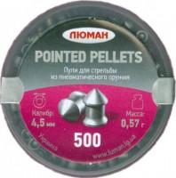 Купить пули и патроны Luman Pointed Pellets 4.5 mm 0.57 g 500 pcs  по цене от 300 грн.