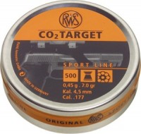 Купить кулі й патрони Dynamit Nobel Sport RWS CO2-Target 4.5 mm 0.45 g 500 pcs: цена от 2730 грн.