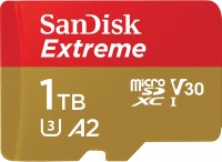 Купити карта пам'яті SanDisk Extreme V30 A2 microSDXC UHS-I U3 (1Tb) за ціною від 4899 грн.