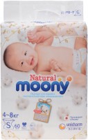 Купить подгузники Moony Natural Diapers S (/ 60 pcs) по цене от 1150 грн.