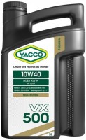 Купить моторное масло Yacco VX 500 10W-40 5L  по цене от 1585 грн.