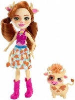 Купить кукла Enchantimals Cailey Cow and Curdle FXM77  по цене от 495 грн.