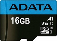 Купити карта пам'яті A-Data Premier microSD UHS-I Class10 (Premier microSDHC UHS-I Class10 16Gb) за ціною від 229 грн.