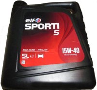 Купить моторное масло ELF Sporti 5 15W-40 5L  по цене от 1081 грн.