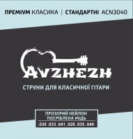 Купити струни Avzhezh Nylon Copper Silver Wound 30-40  за ціною від 299 грн.
