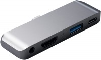 Купить картридер / USB-хаб Satechi Aluminum Type-C Mobile Pro Hub  по цене от 999 грн.