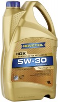 Купити моторне мастило Ravenol HDX 5W-30 4L  за ціною від 1552 грн.