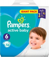 Купити підгузки Pampers Active Baby 6 (/ 56 pcs) за ціною від 811 грн.