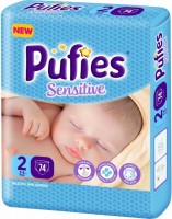 Купити підгузки Pufies Sensitive 2 (/ 74 pcs) за ціною від 599 грн.