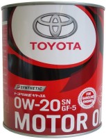 Купить моторное масло Toyota Motor Oil 0W-20 SN/GF-5 Synthetic 1L  по цене от 374 грн.