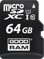 Купити карта пам'яті GOODRAM microSD 100 Mb/s Class 10 (microSDXC 100 Mb/s Class 10 64Gb) за ціною від 174 грн.