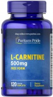 Купить сжигатель жира Puritans Pride L-Carnitine 500 mg 60 cap: цена от 395 грн.