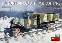 Купить сборная модель MiniArt 1.5 Ton Railroad Truck AA Type (1:35)  по цене от 1458 грн.