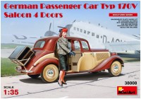 Купити збірна модель MiniArt German Passenger Car Typ 170V Saloon 4 Doors (1:35)  за ціною від 1317 грн.