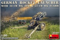 Купити збірна модель MiniArt German Rocket Launcher with 28 cm WK SPR and 32 cm WK Flamm (1:35)  за ціною від 969 грн.