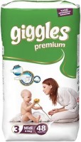 Купить подгузники Giggles Premium 3 (/ 48 pcs) по цене от 273 грн.