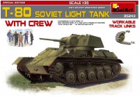 Купить сборная модель MiniArt T-80 Soviet Light Tank with Crew (1:35)  по цене от 872 грн.