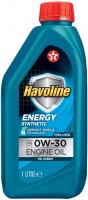 Купить моторное масло Texaco Havoline Energy 0W-30 1L  по цене от 534 грн.