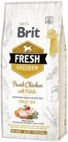 Купить корм для собак Brit Fresh Chicken with Potato Adult Great Life 12 kg  по цене от 2520 грн.